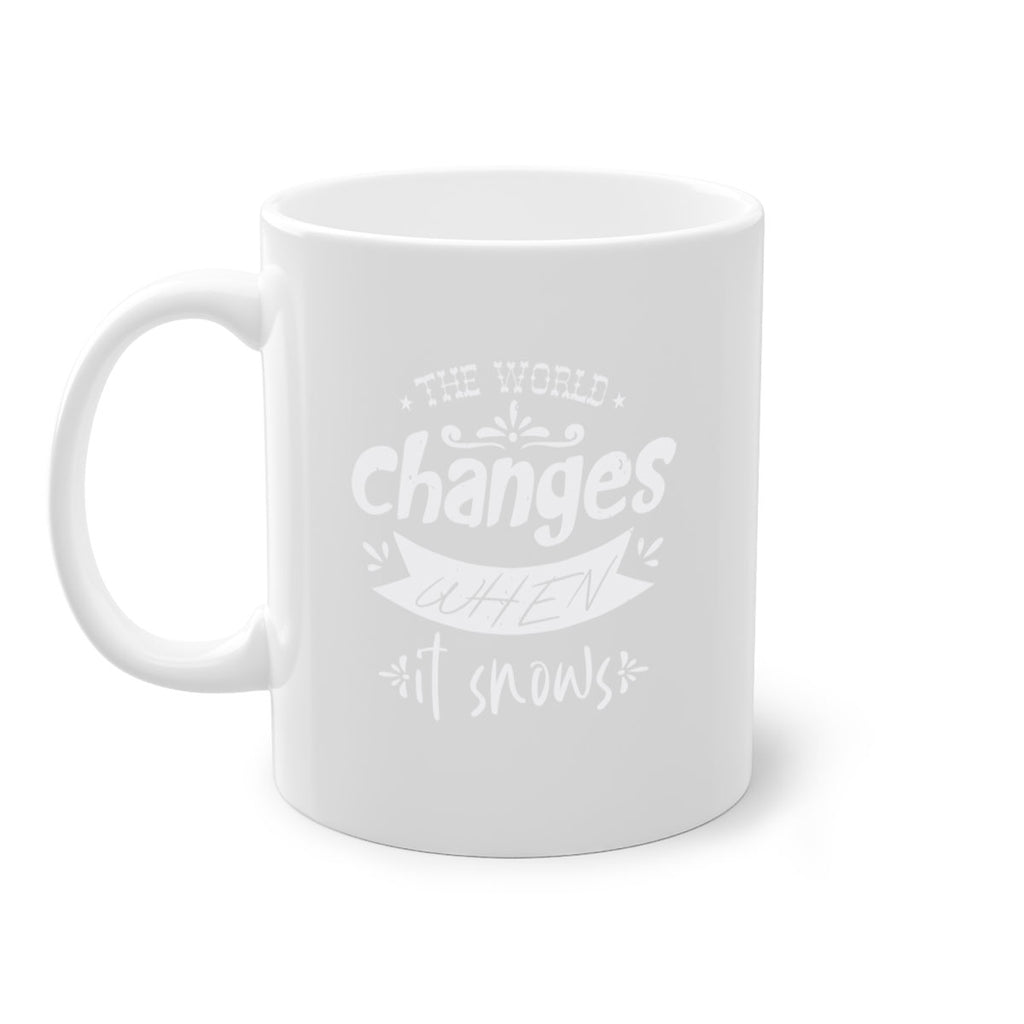 the world changes 350#- christmas-Mug / Coffee Cup