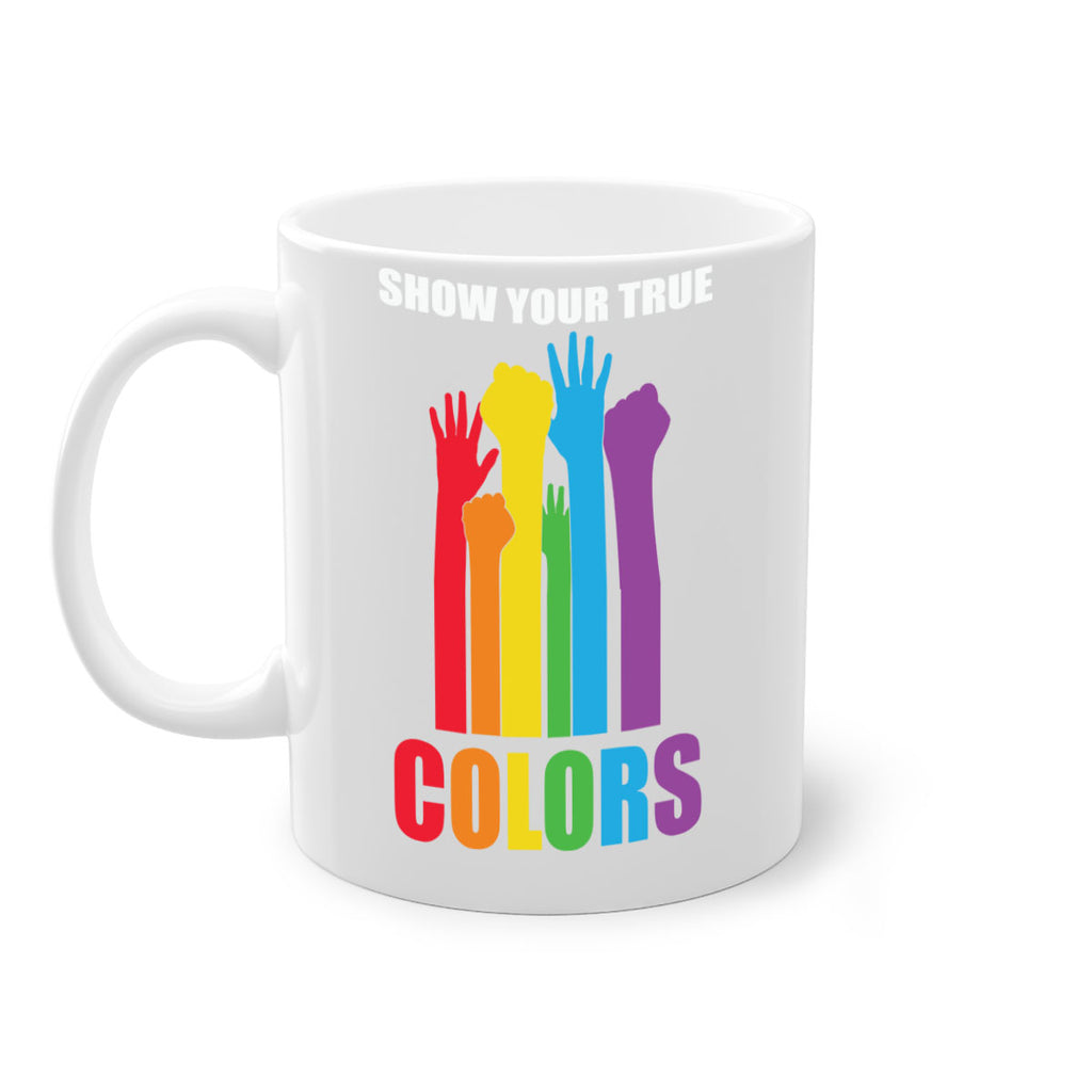 true colors rainbow pride flag lgbt 9#- lgbt-Mug / Coffee Cup