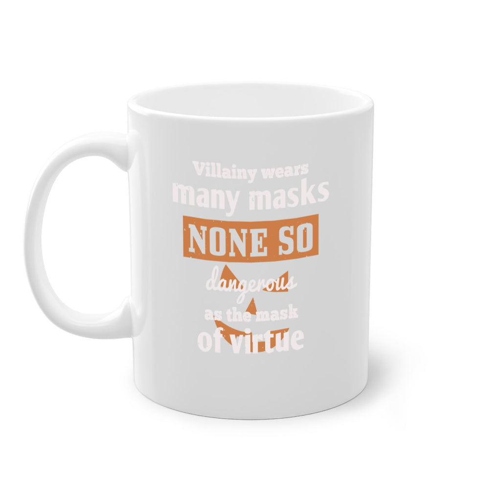 villainy wears many masks 124#- halloween-Mug / Coffee Cup