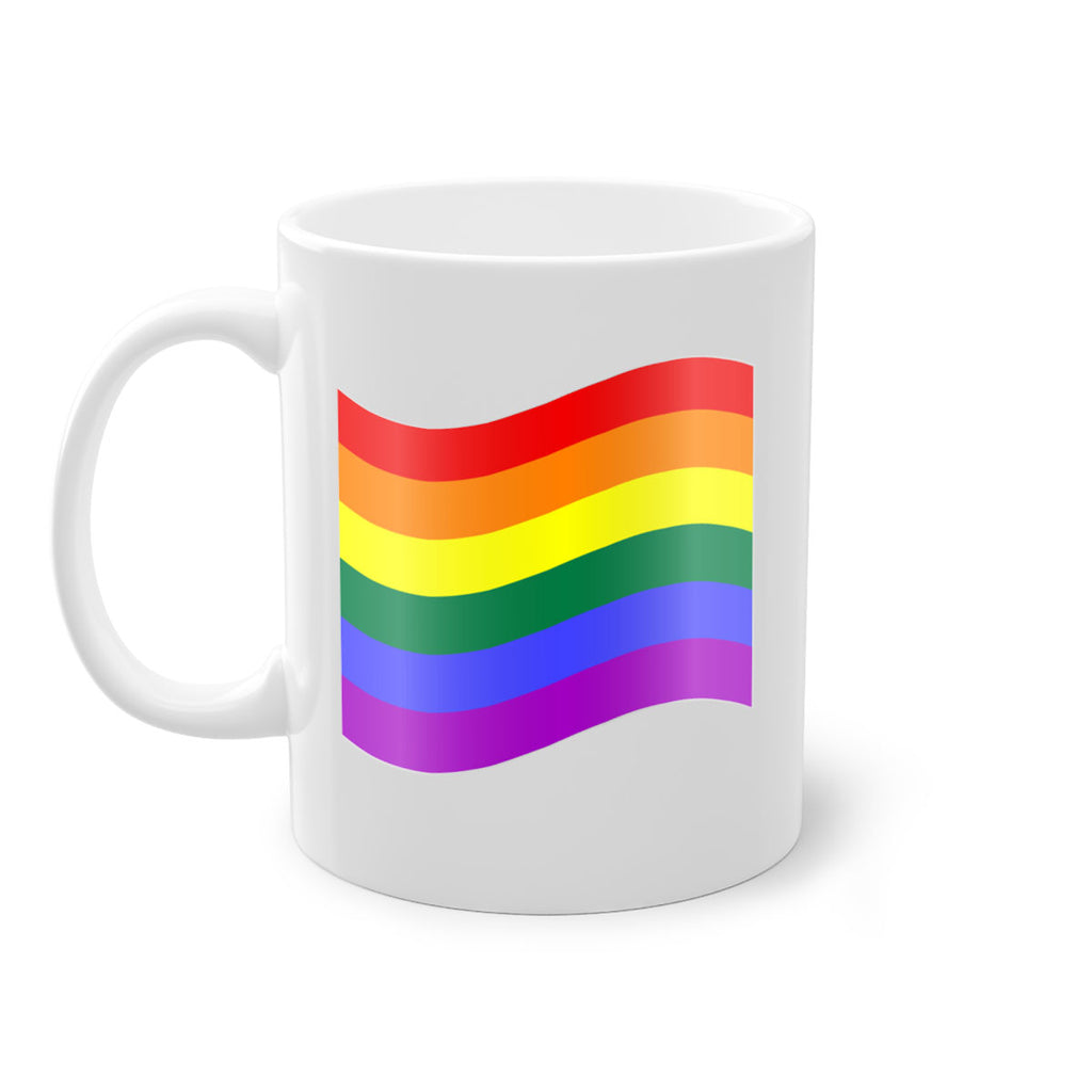wavy rainbow flag 1#- lgbt-Mug / Coffee Cup