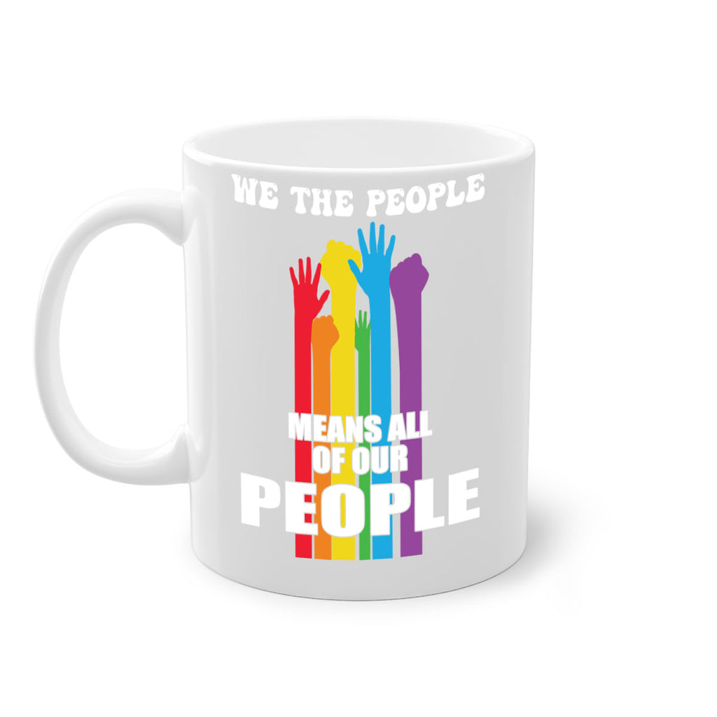 we the people means all lgbt 4#- lgbt-Mug / Coffee Cup