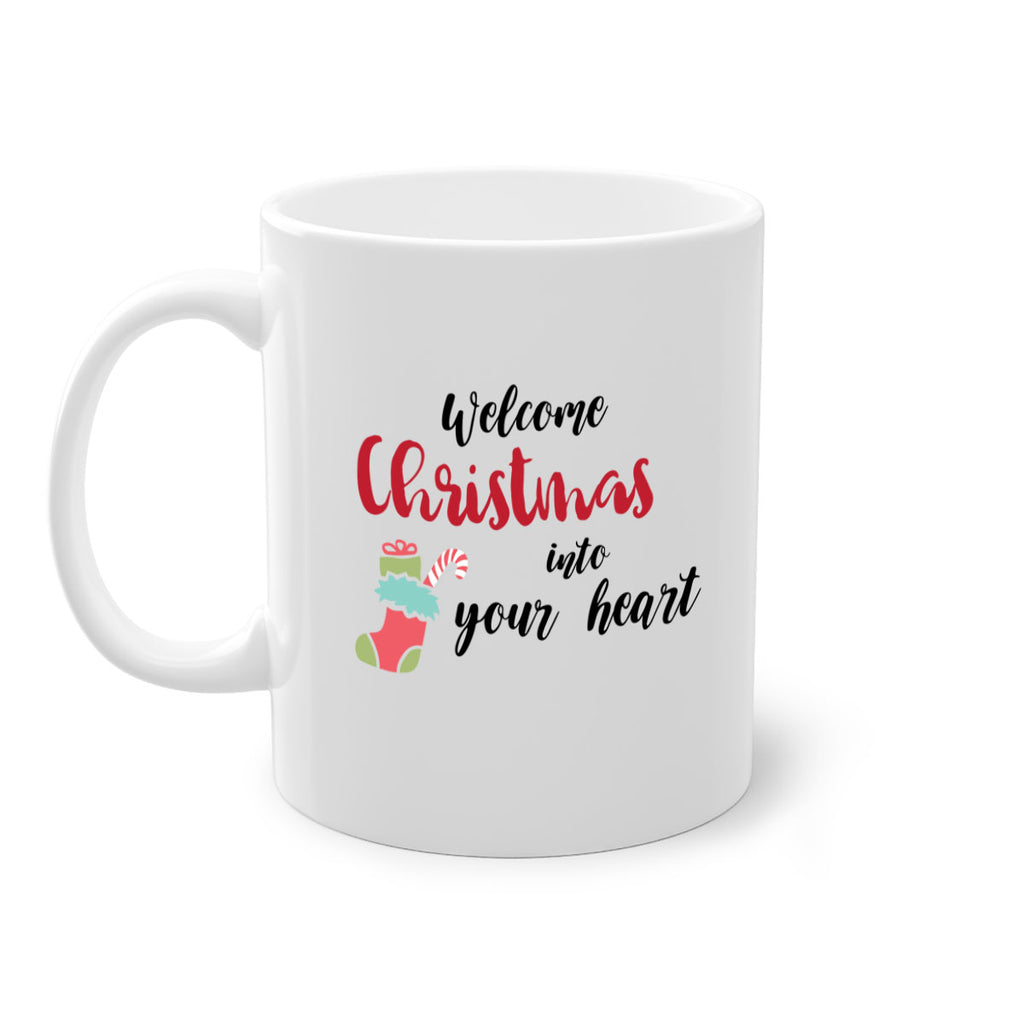 welcome christmas into your heart style 1232#- christmas-Mug / Coffee Cup