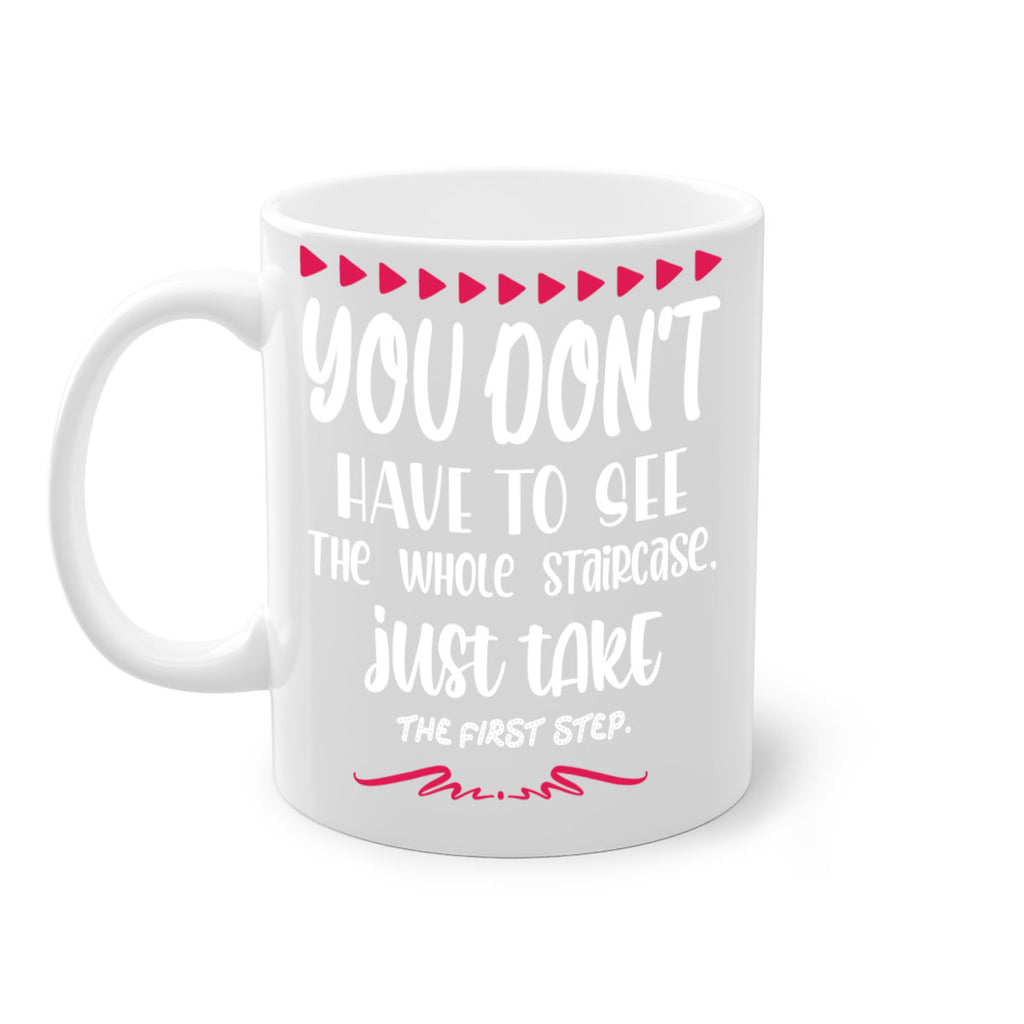 you don't have to see the whole staircase, just take the first step style 1250#- christmas-Mug / Coffee Cup