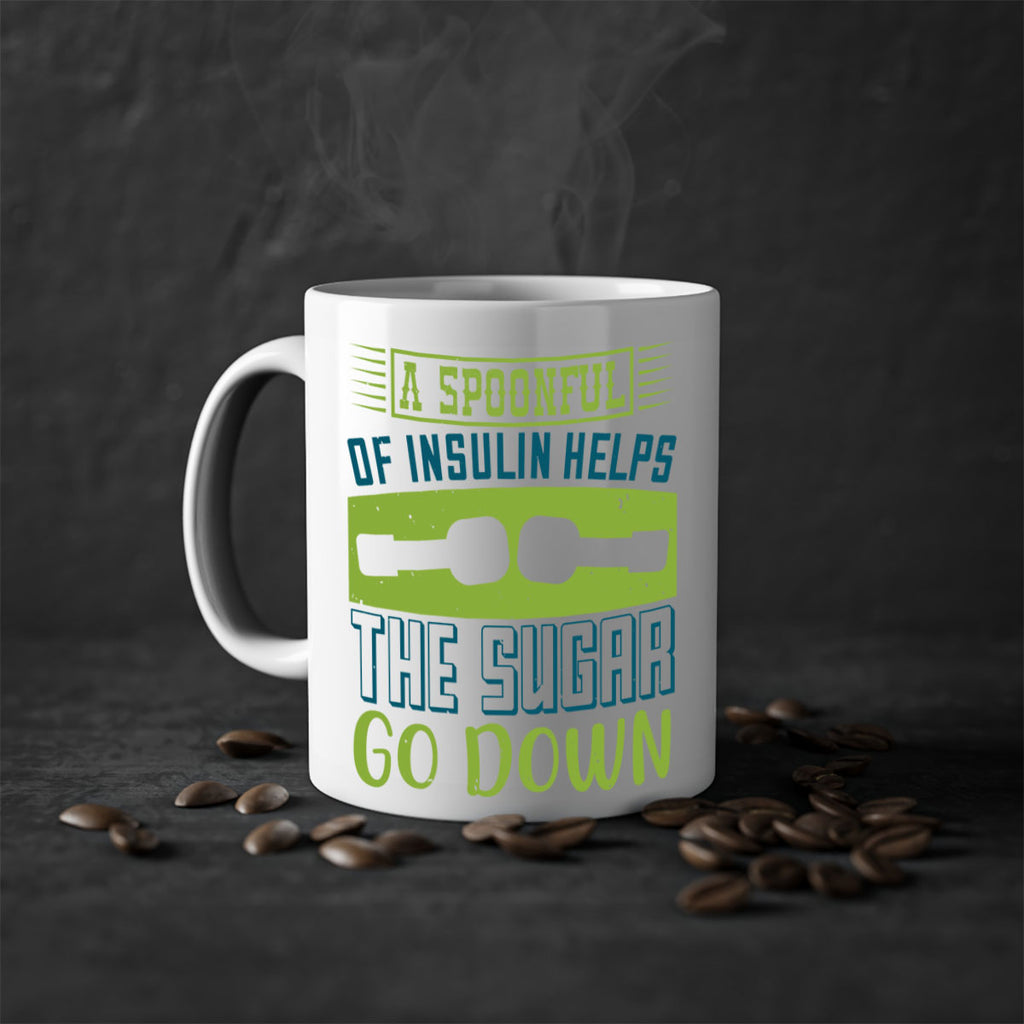 A Spoon Full Of Insulin Helps The Sugar Go Down Style 39#- diabetes-Mug / Coffee Cup