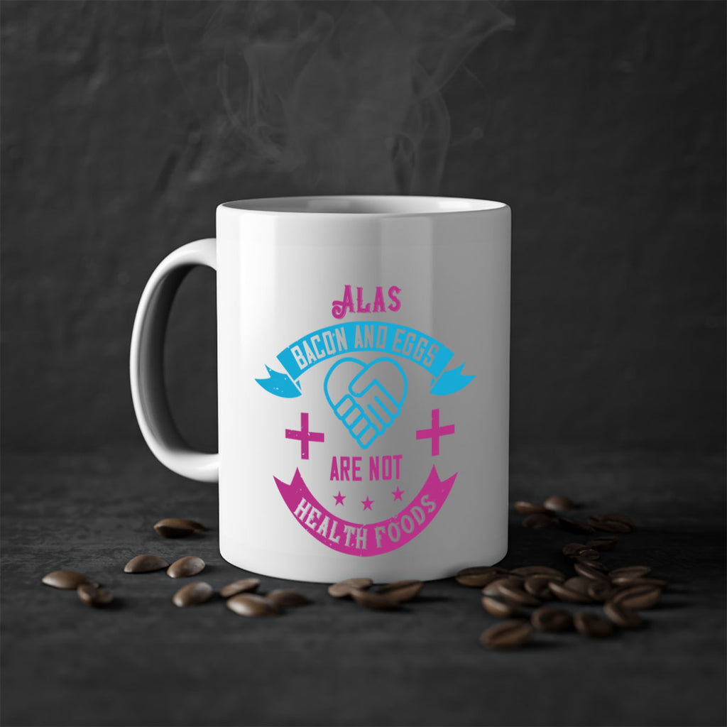 Alas bacon and eggs are not health foods Style 39#- World Health-Mug / Coffee Cup