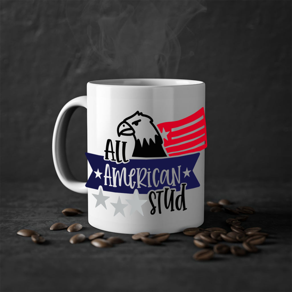 All American Stud Style 142#- 4th Of July-Mug / Coffee Cup