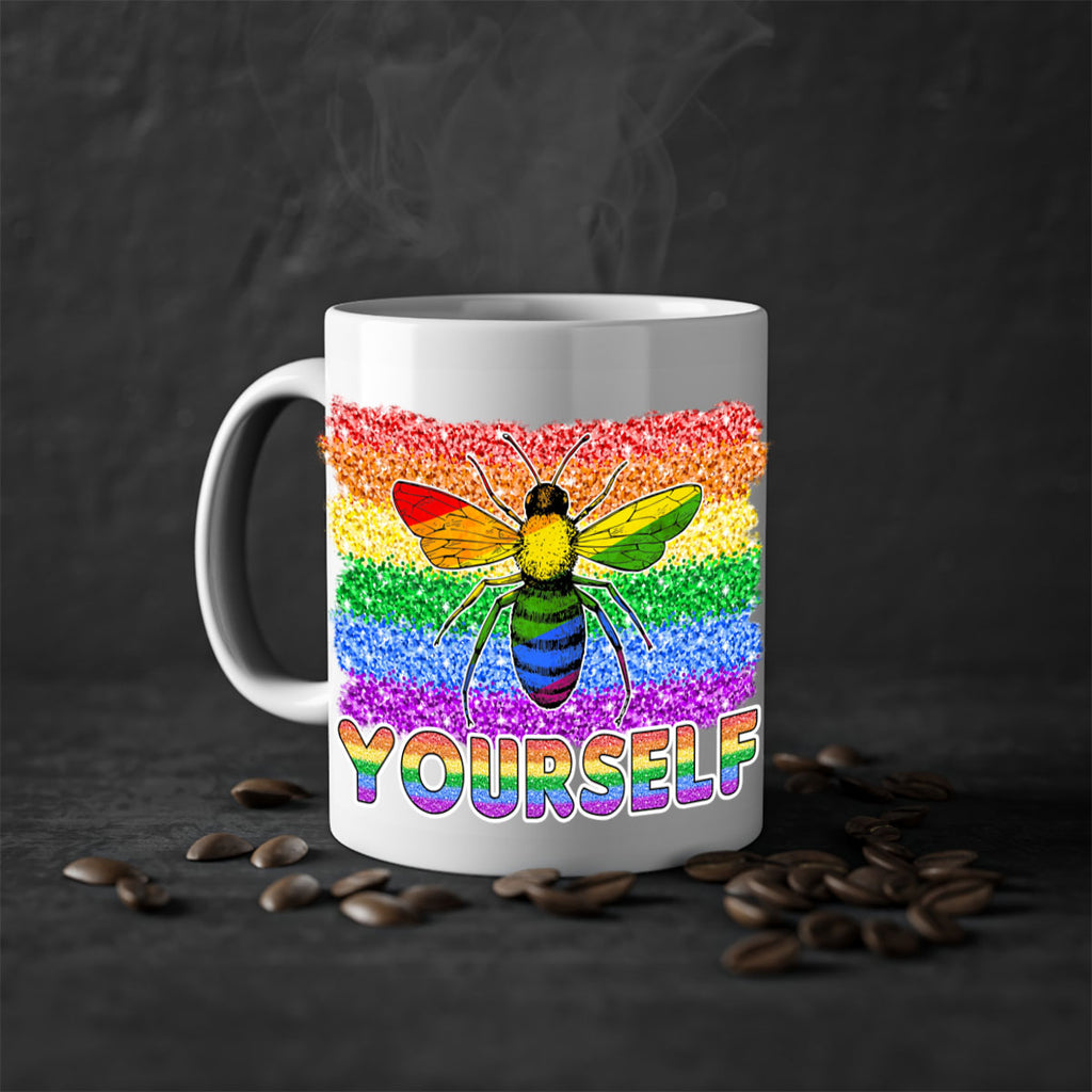 Bee Your Self Lgbt Pride  46#- lgbt-Mug / Coffee Cup