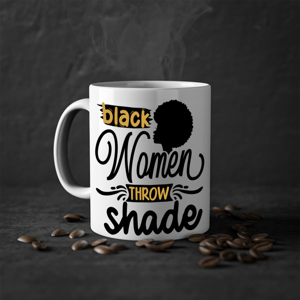 Black women throw shade Style 50#- Black women - Girls-Mug / Coffee Cup