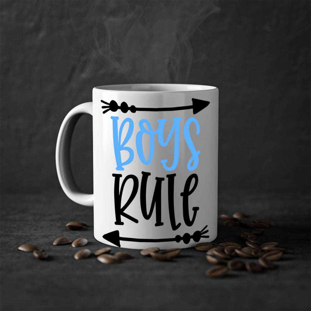 Boys Rule Style 108#- baby2-Mug / Coffee Cup