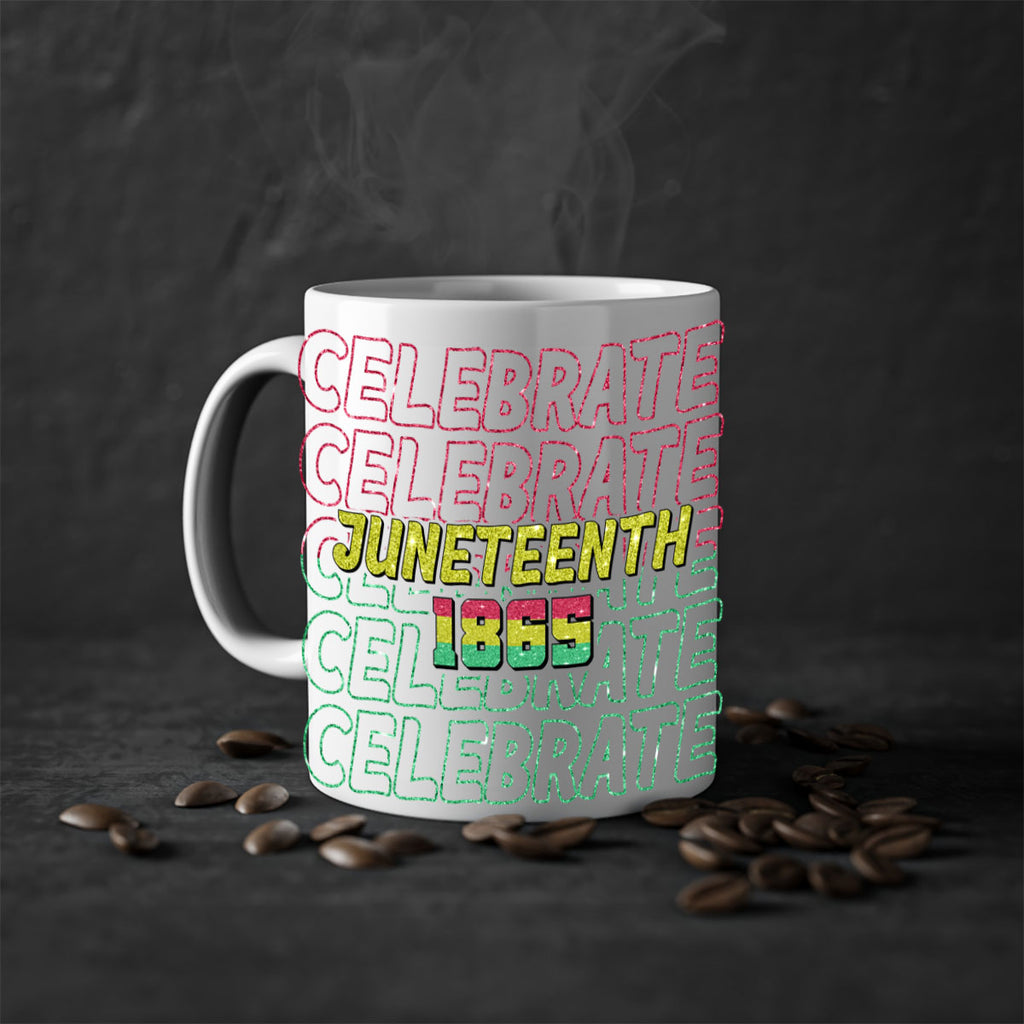 Celabrate Juneteenth Since 1865 Png 18#- juneteenth-Mug / Coffee Cup