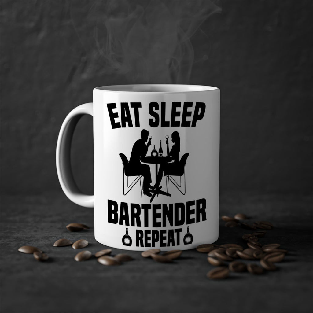 Eat sleep Style 3#- bartender-Mug / Coffee Cup