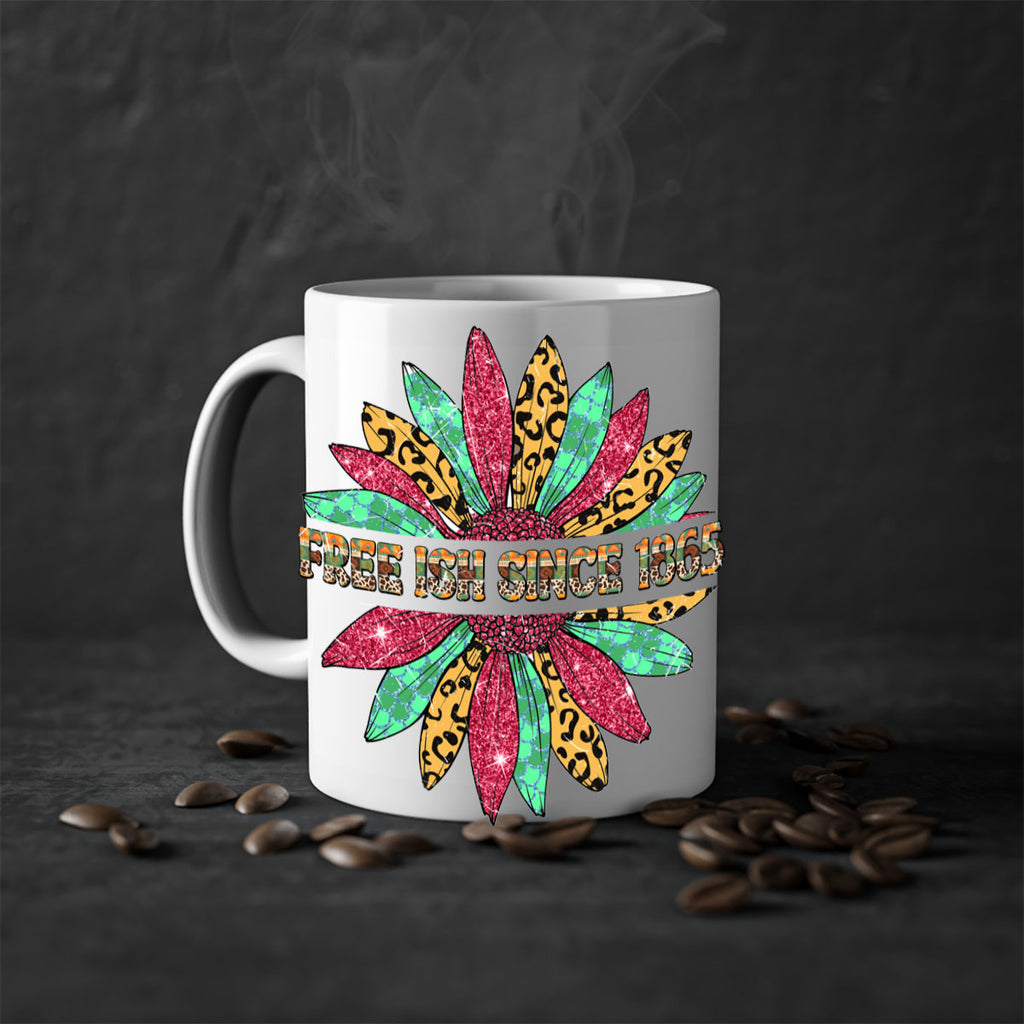 Freeish Since 1865 Sunflower Juneteenth 15#- juneteenth-Mug / Coffee Cup