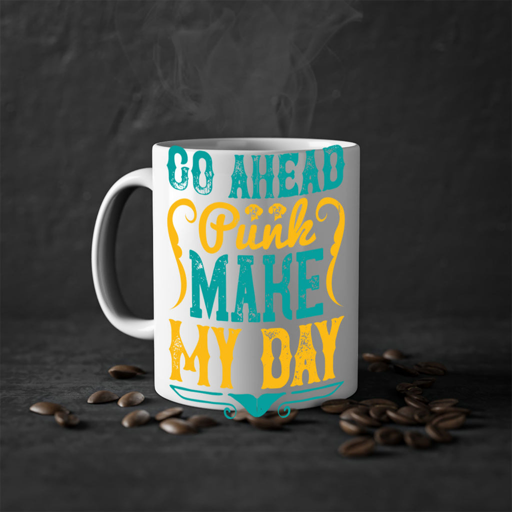 Go Ahead Punk Make My Day Style 45#- Dog-Mug / Coffee Cup