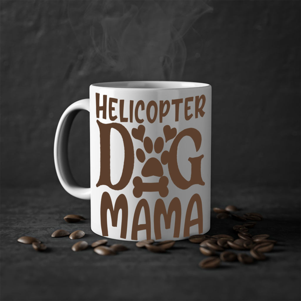 Helicopter Dog Mama Style 87#- Dog-Mug / Coffee Cup