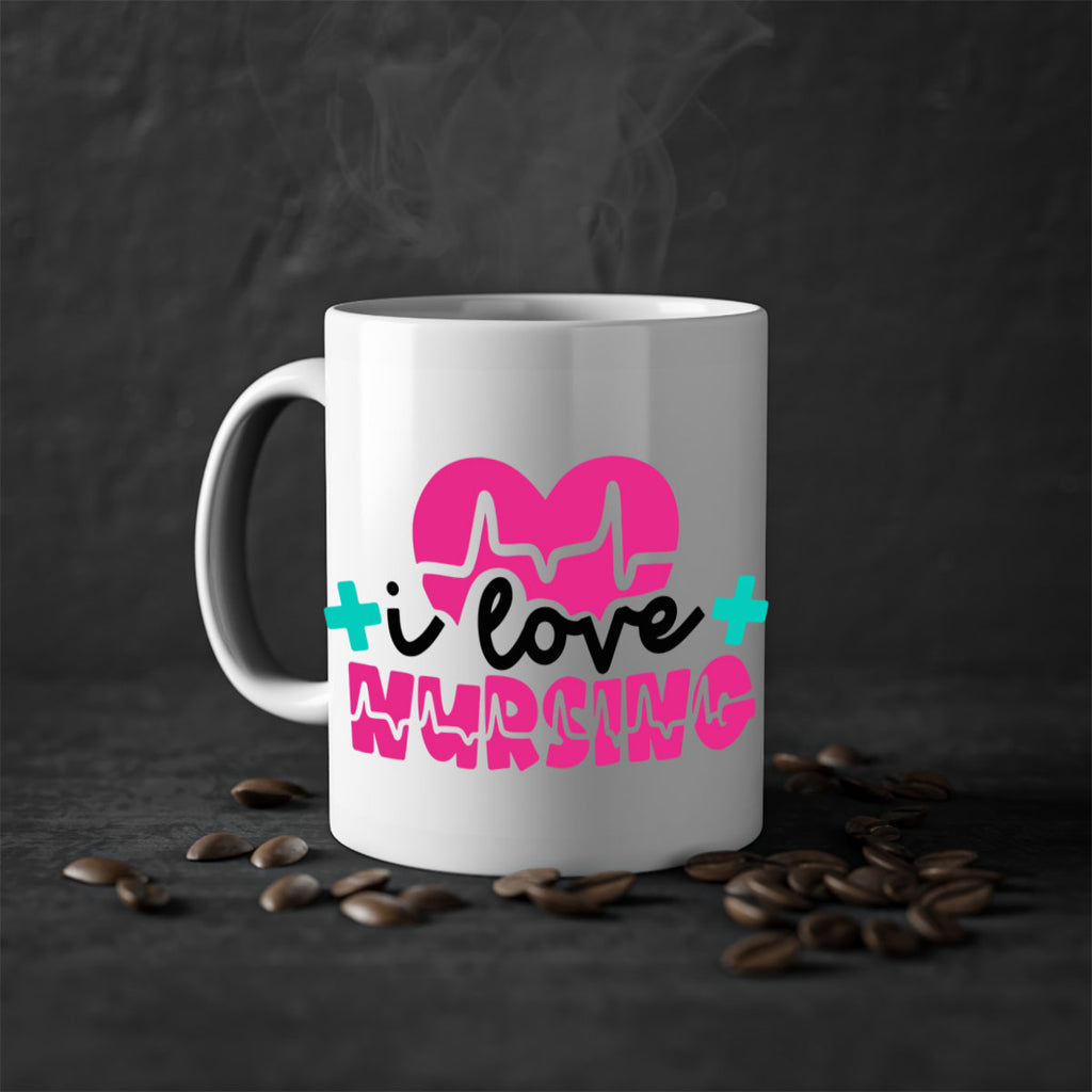 I Love Nursing Style Style 170#- nurse-Mug / Coffee Cup