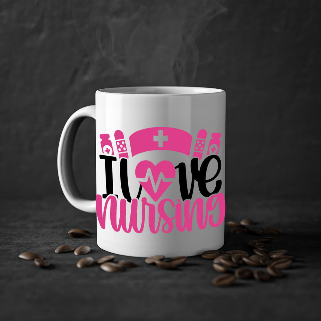 I Love Nursing Style Style 171#- nurse-Mug / Coffee Cup