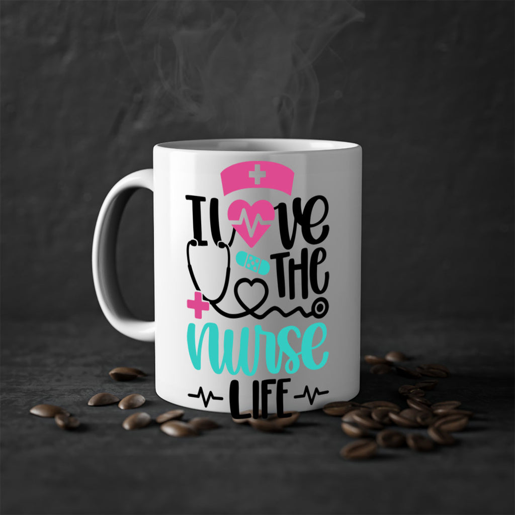 I Love The Nurse Life Style Style 169#- nurse-Mug / Coffee Cup