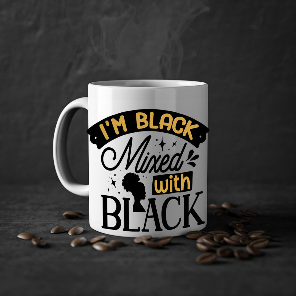 Im black mixed with black Style 30#- Black women - Girls-Mug / Coffee Cup
