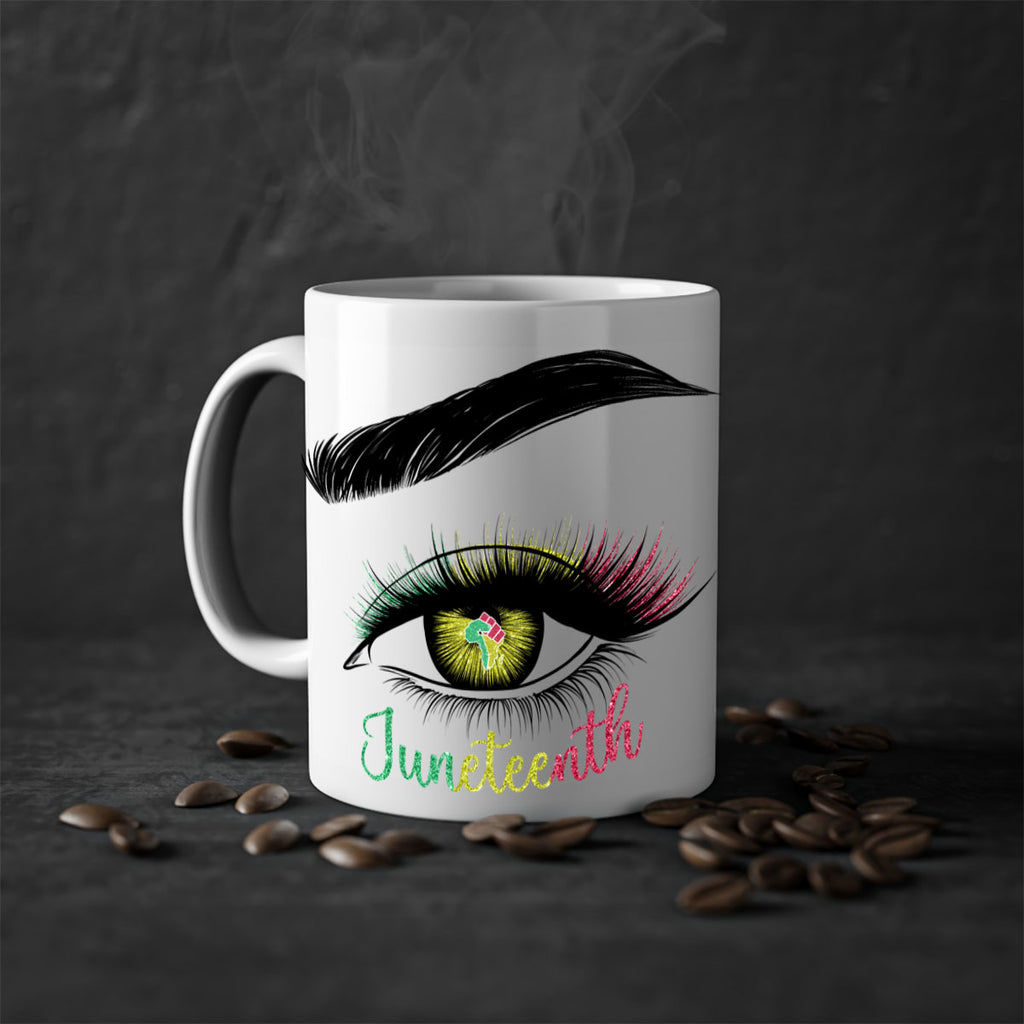 Juneteenth 1865 GirlS Eye 3#- juneteenth-Mug / Coffee Cup