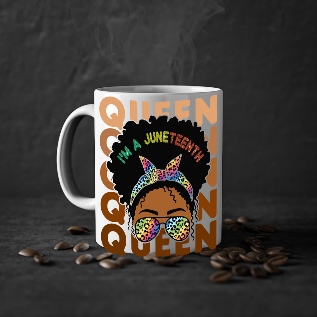 Juneteenth Queen Swag Black Melanin Png 26#- juneteenth-Mug / Coffee Cup