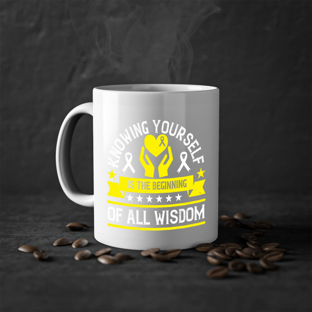 Knowing yourself is the beginning of all wisdom Style 38#- Self awareness-Mug / Coffee Cup