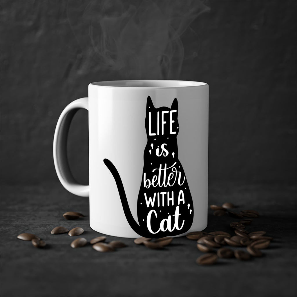 Life Is Better With A Cat Style 98#- cat-Mug / Coffee Cup