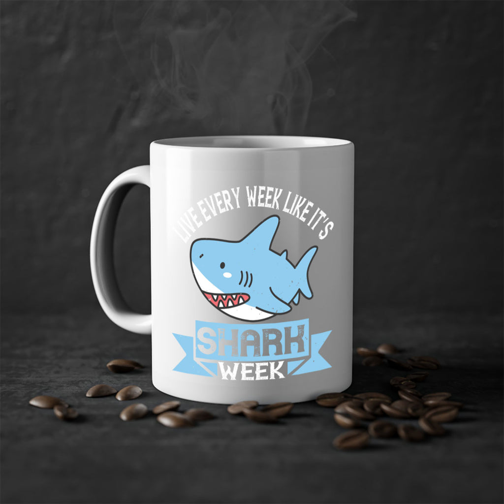 Live every week like it’s shark week Style 54#- Shark-Fish-Mug / Coffee Cup