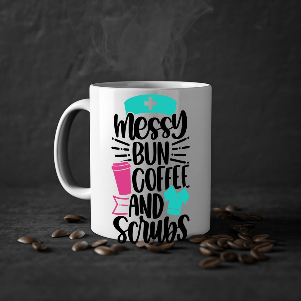 Messy Bun Coffee And Style Style 131#- nurse-Mug / Coffee Cup