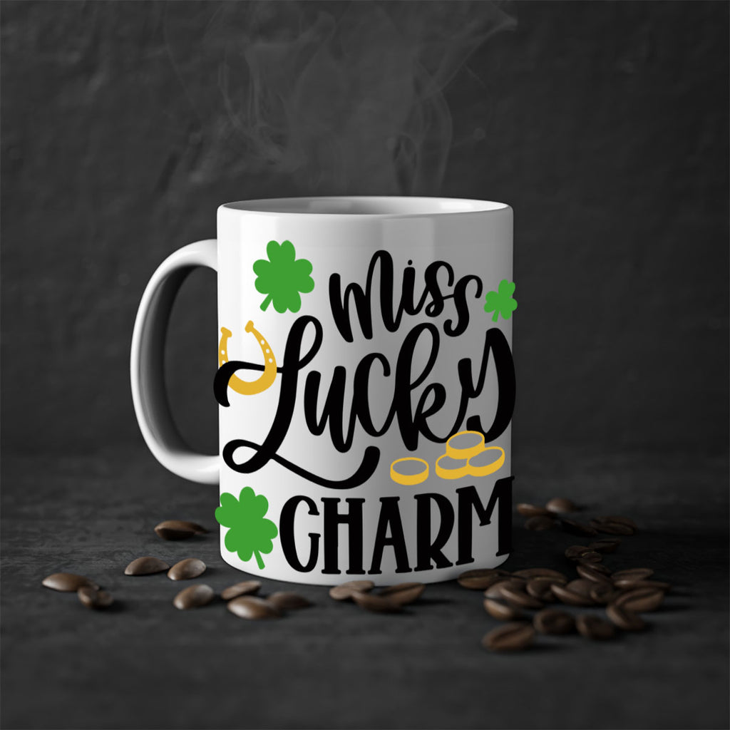 Miss Lucky Charm Style 47#- St Patricks Day-Mug / Coffee Cup