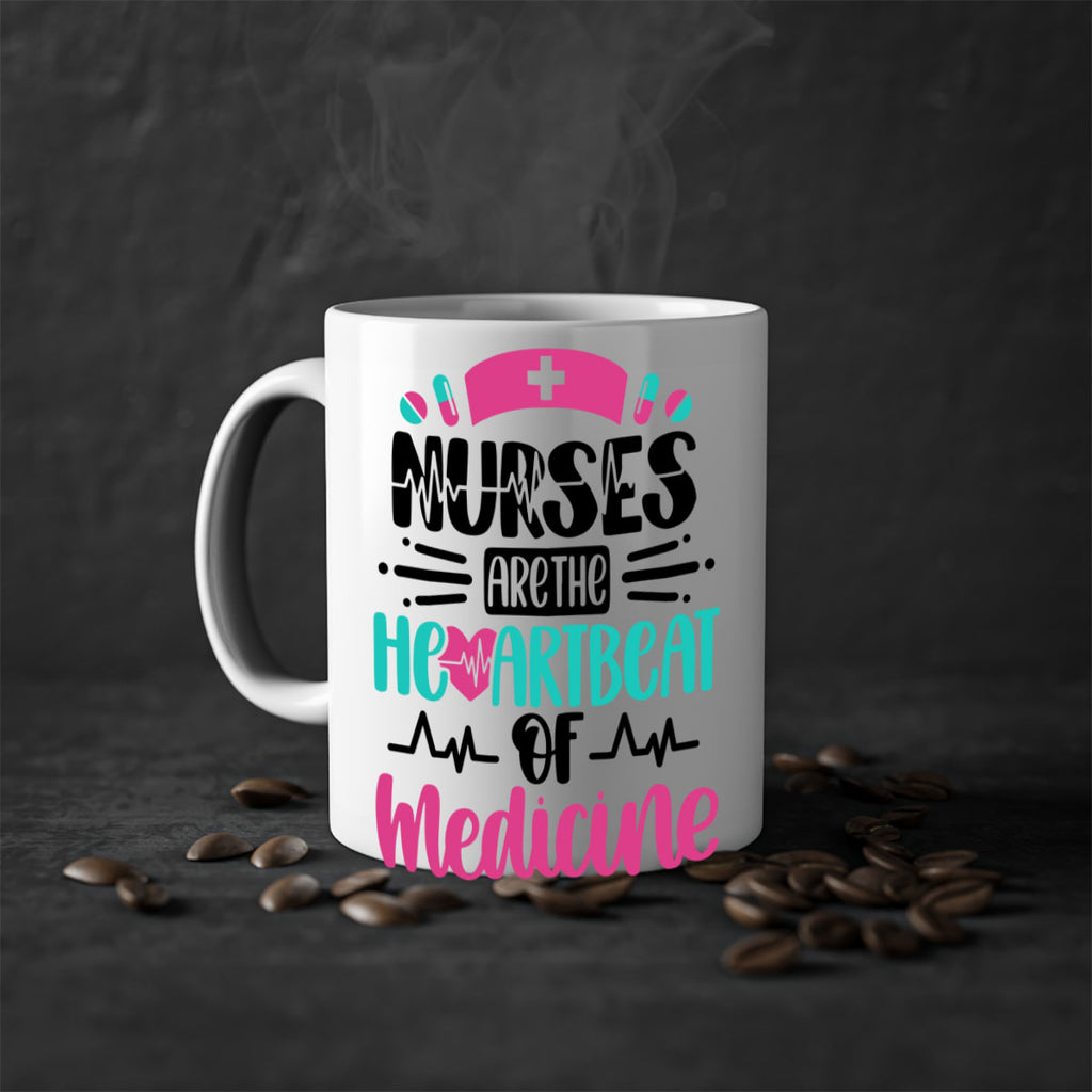 Nurses Are The Heartbeat Style Style 90#- nurse-Mug / Coffee Cup