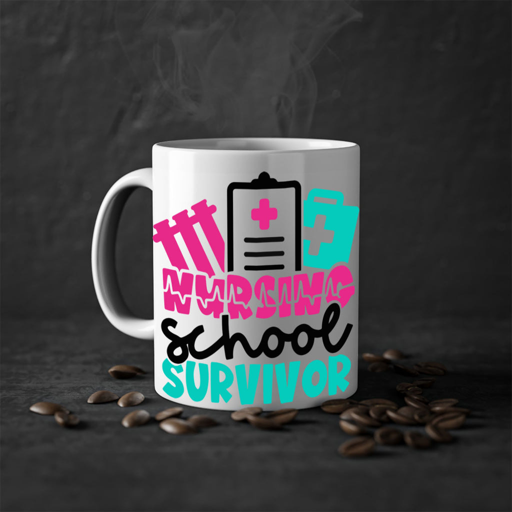 Nursing School Survivor Style Style 62#- nurse-Mug / Coffee Cup