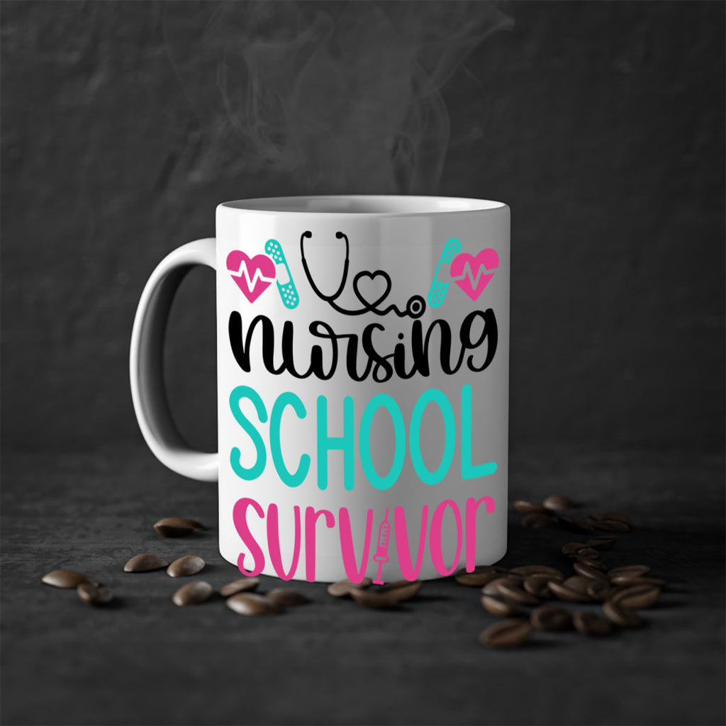 Nursing School Survivor Style Style 63#- nurse-Mug / Coffee Cup