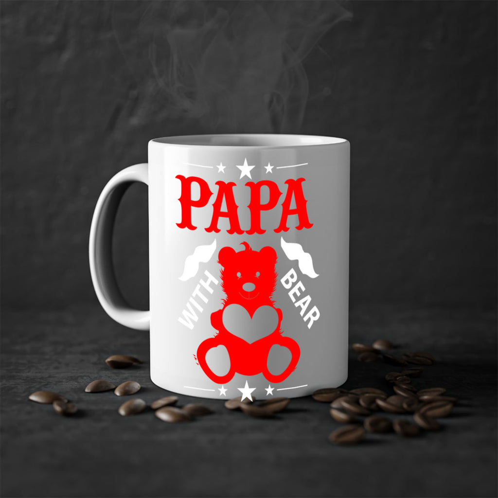 PAPA WITH BEAR 112#- grandpa-Mug / Coffee Cup