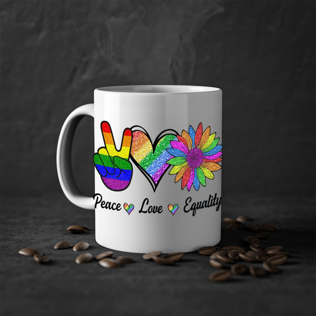 Peace Love Equality Lgbt Pride Design 40#- lgbt-Mug / Coffee Cup