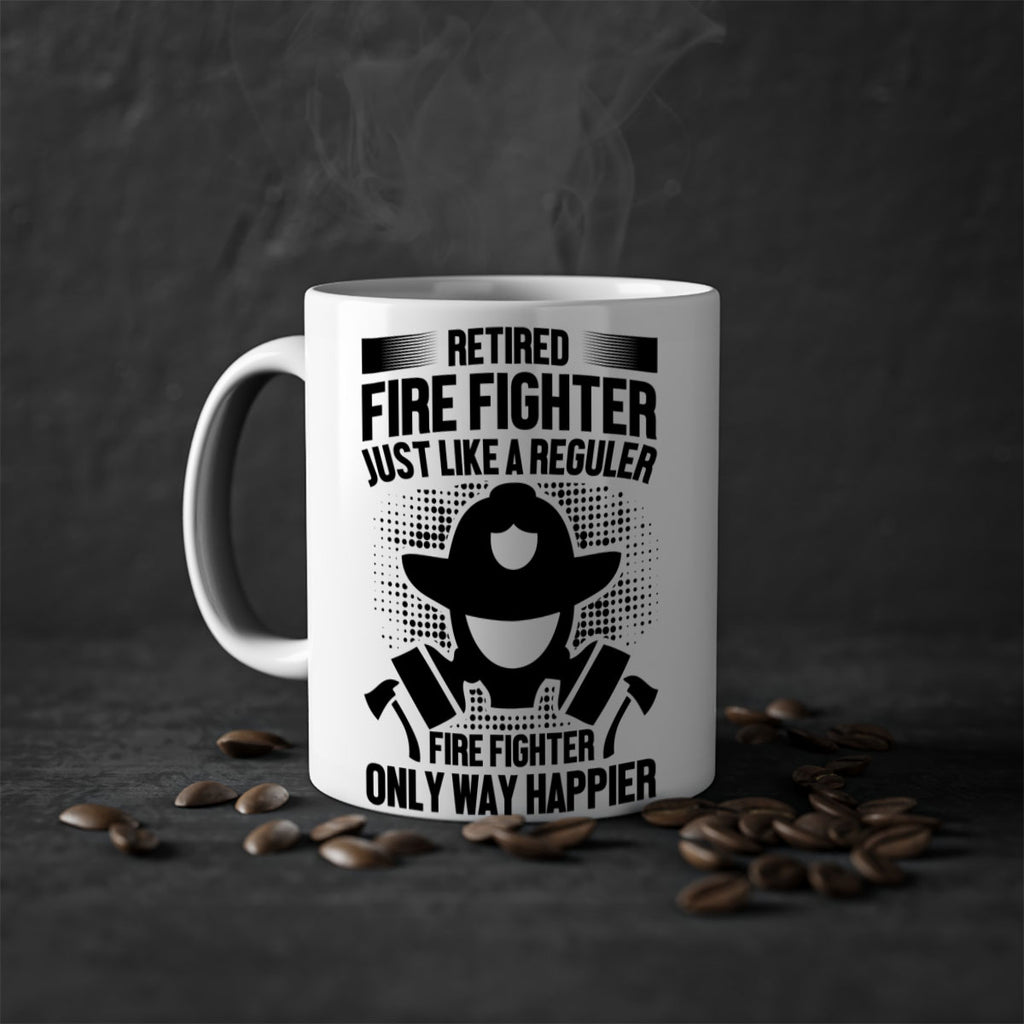 Retired fire Style 40#- fire fighter-Mug / Coffee Cup