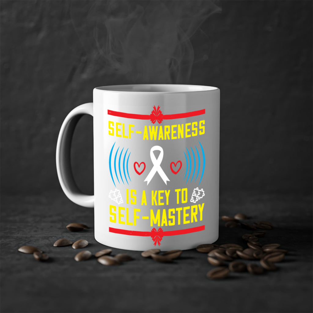Self wareness is a key to self mastery Style 32#- Self awareness-Mug / Coffee Cup