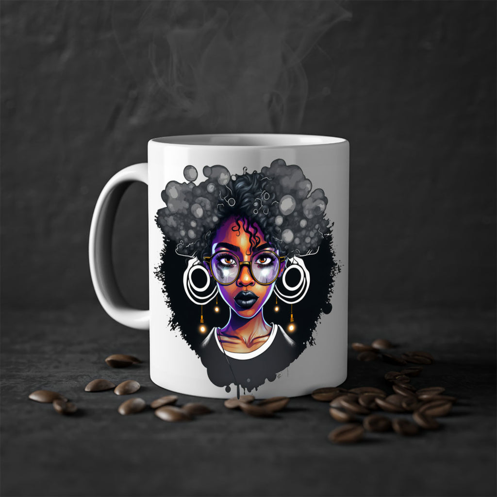 Sparkling Black Girl Design 10#- Black women - Girls-Mug / Coffee Cup
