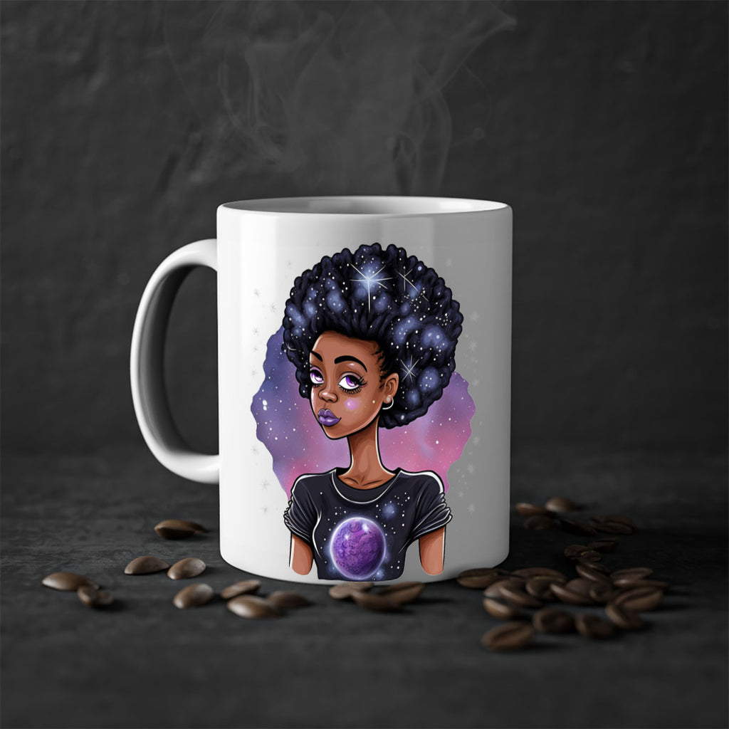 Sparkling Black Girl Design 11#- Black women - Girls-Mug / Coffee Cup
