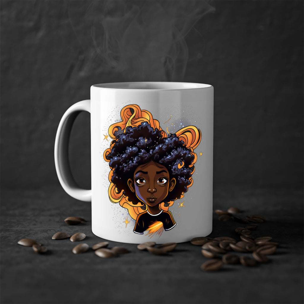 Sparkling Black Girl Design 12#- Black women - Girls-Mug / Coffee Cup
