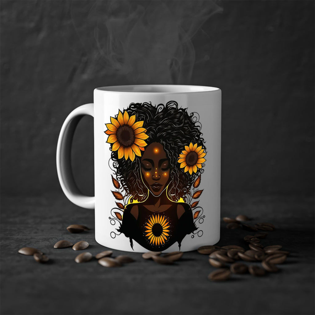 Sparkling Black Girl Design 13#- Black women - Girls-Mug / Coffee Cup