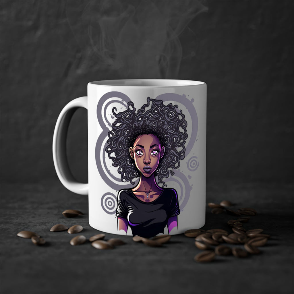 Sparkling Black Girl Design 14#- Black women - Girls-Mug / Coffee Cup