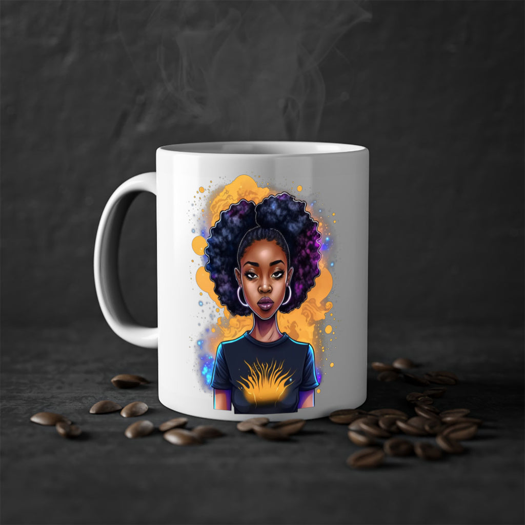 Sparkling Black Girl Design 15#- Black women - Girls-Mug / Coffee Cup