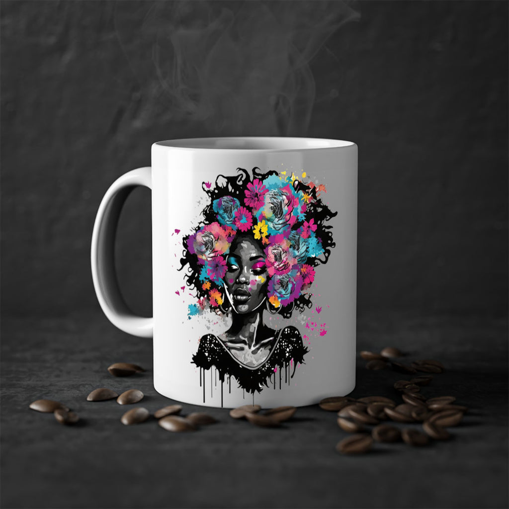 Sparkling Black Girl Design 17#- Black women - Girls-Mug / Coffee Cup