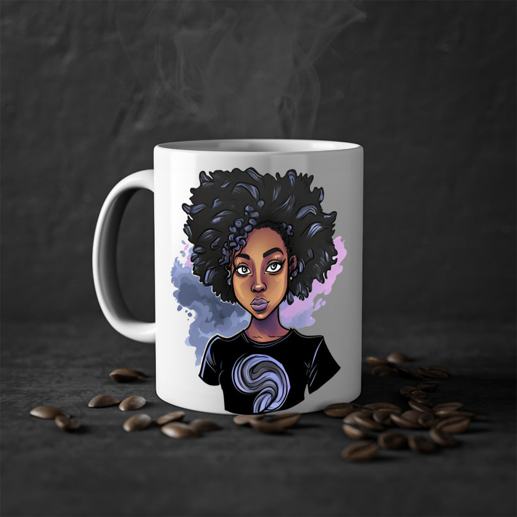Sparkling Black Girl Design 1#- Black women - Girls-Mug / Coffee Cup