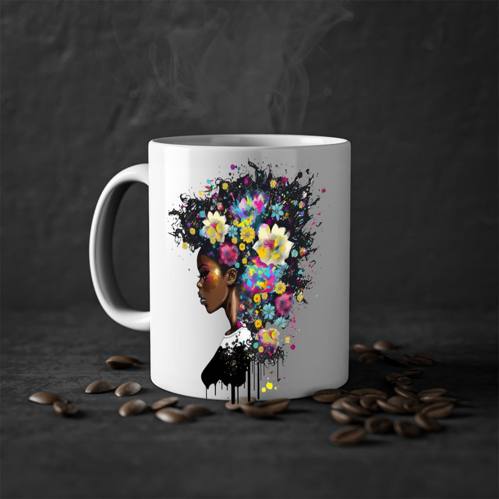 Sparkling Black Girl Design 2#- Black women - Girls-Mug / Coffee Cup