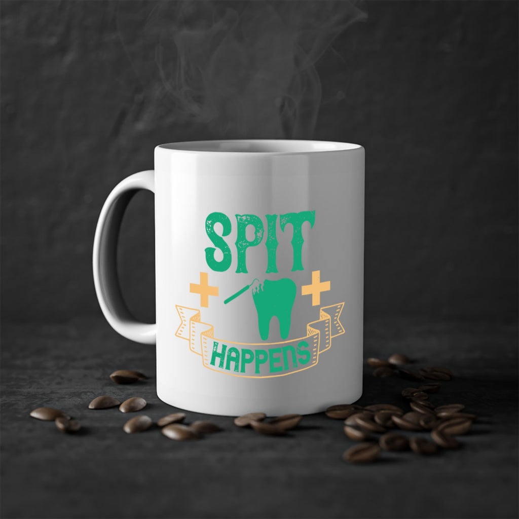 Spit happens Style 19#- dentist-Mug / Coffee Cup