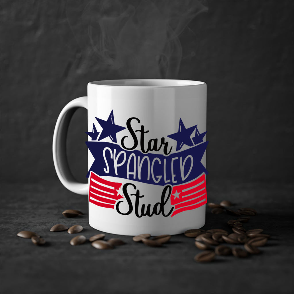Star Spangled Stud Style 173#- 4th Of July-Mug / Coffee Cup