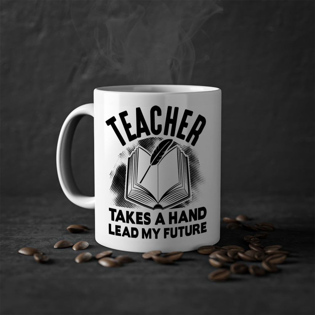 Teacher take a hand Style 202#- teacher-Mug / Coffee Cup