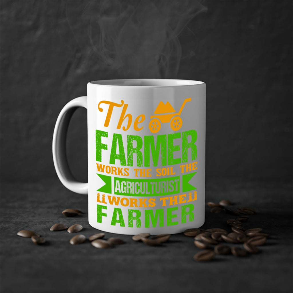 The farmers work the soil 33#- Farm and garden-Mug / Coffee Cup