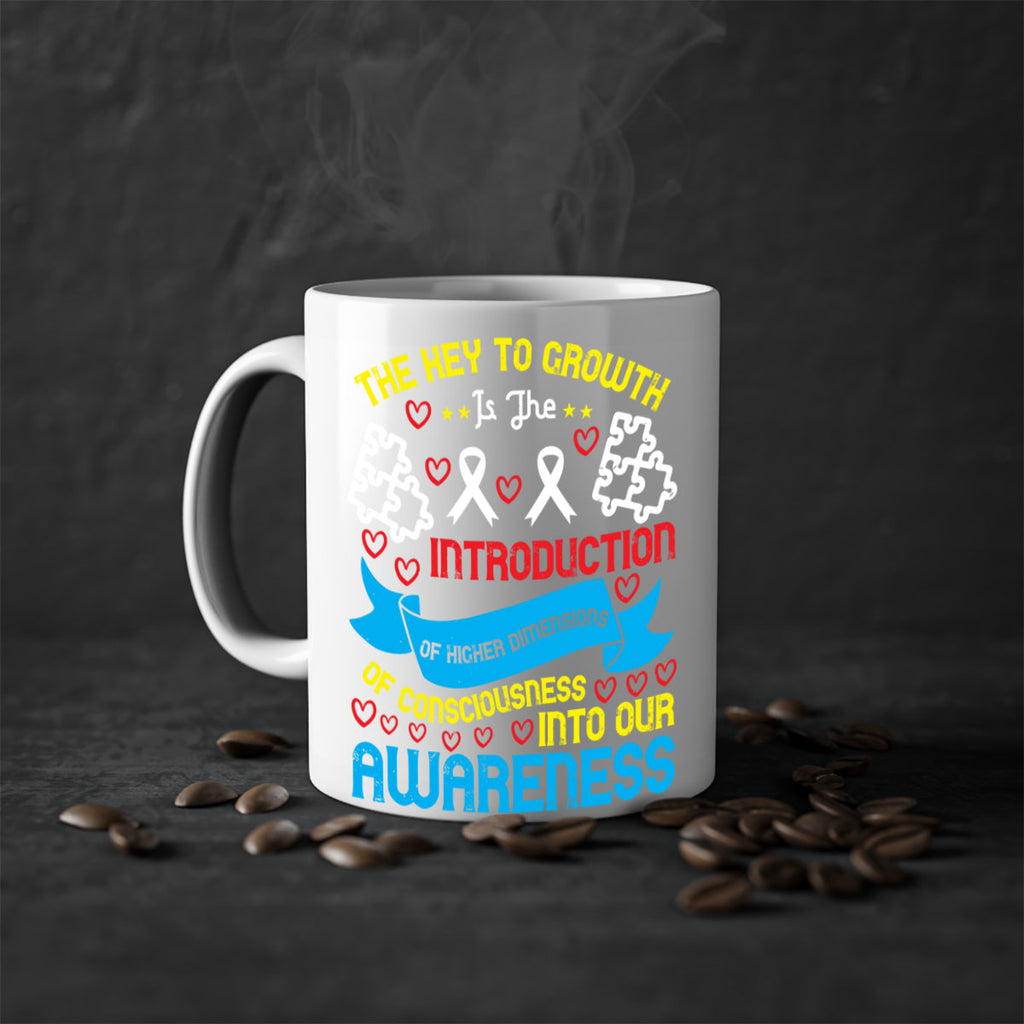 The key to growth is the introduction of higher dimensions Style 20#- Self awareness-Mug / Coffee Cup